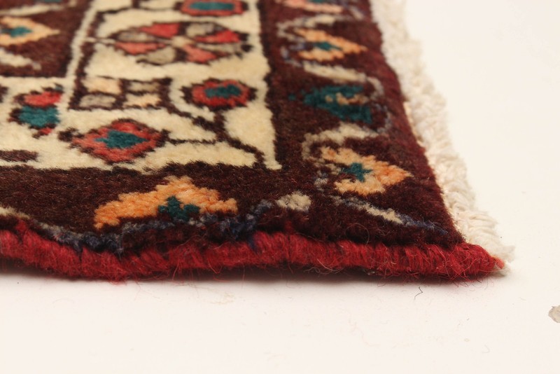 3'8" x 9'6" Vintage Hand-knotted Runner Rug Traditional Oriental Wool Carpet gallery