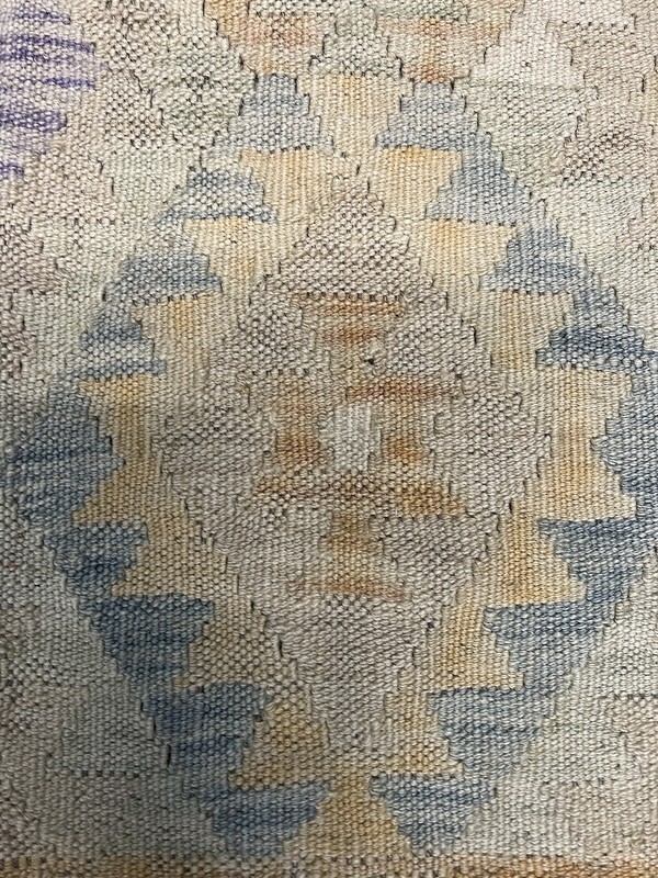 Vintage Kilim Traditional Hand Made Oriental Wool Kilim 5ftx3.2ft 159cmx103cm gallery