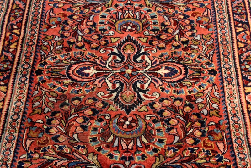 3'6" x 5' Sarouk Design Lilihan Authentic Early 1900 Handmade Matches heriz Rug gallery