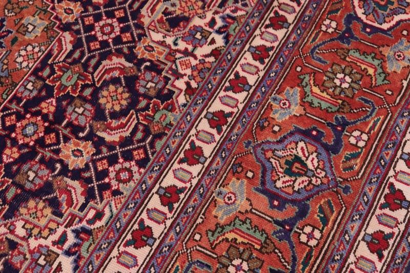 Exceptional Hand-Knotted Wool Area Rug - Stepped Diamond Medallion 10'0" x 12'7 gallery
