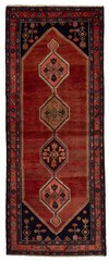 3’7″ x 9’2″ Vintage Hand-knotted Runner Rug Traditional Oriental Wool Carpet