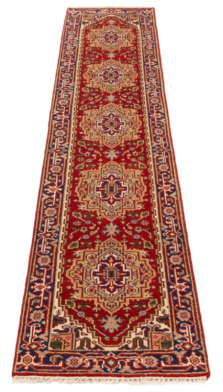 Vintage Hand-knotted Runner Rug 2'5" x 11'7" Traditional Oriental Wool Carpet gallery