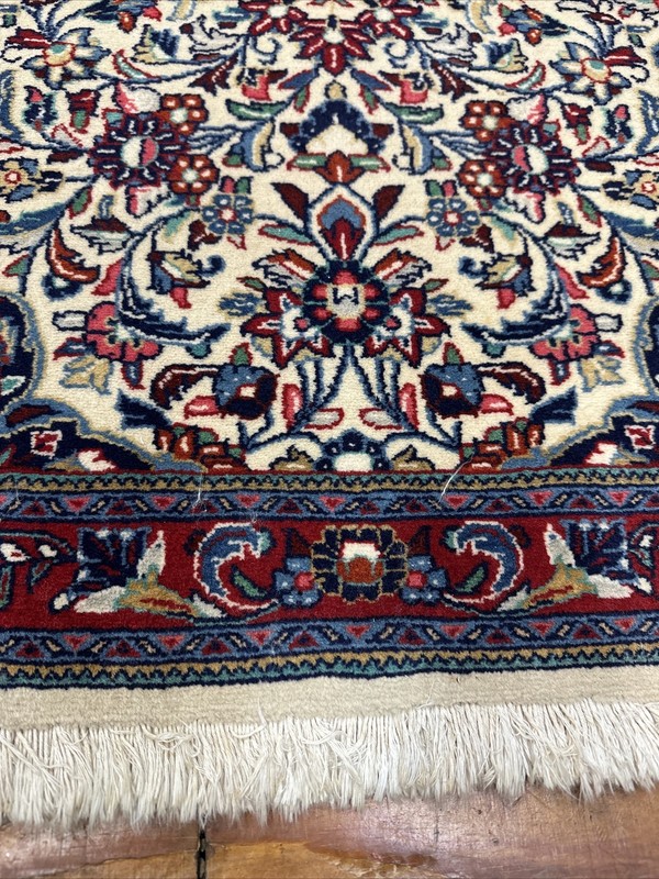 Antique Sarouk rug 4’3”x2’4” Carpet 1960s (239) gallery