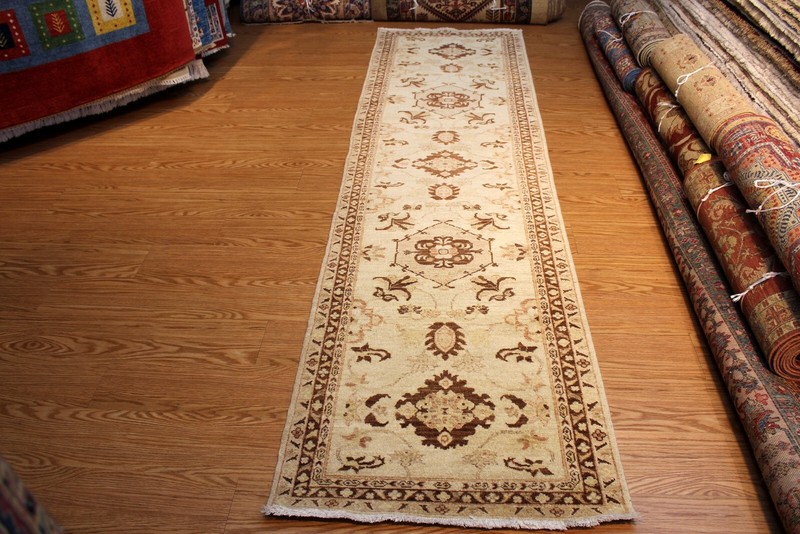 _HANDMADE_HALL-RUNNER_10 Ft. Long TOP OF THE LINE Natural Dyes Beige Color gallery