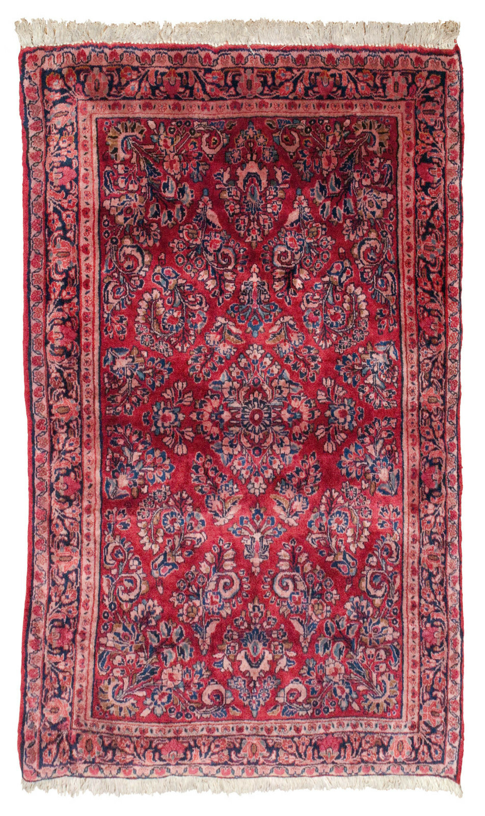 3x5 American Painted Traditional design Red Oriental Scatter Rug 34720 gallery