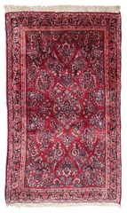 3×5 American Painted Traditional design Red Oriental Scatter Rug 34720
