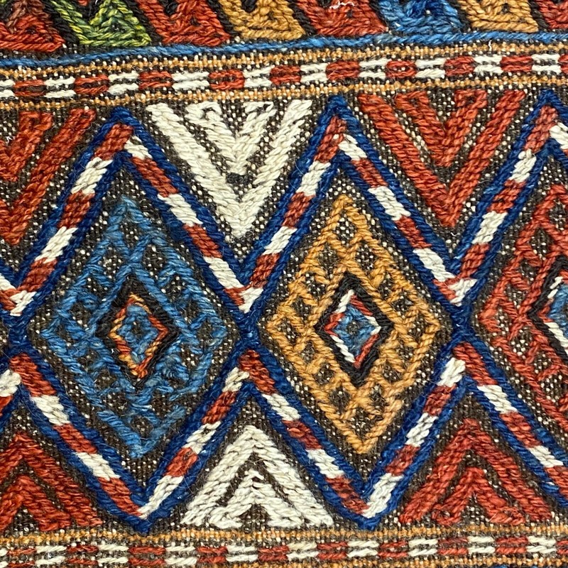 Kurdish Soumac, 5'4 x 8'11", ca. 1890 gallery