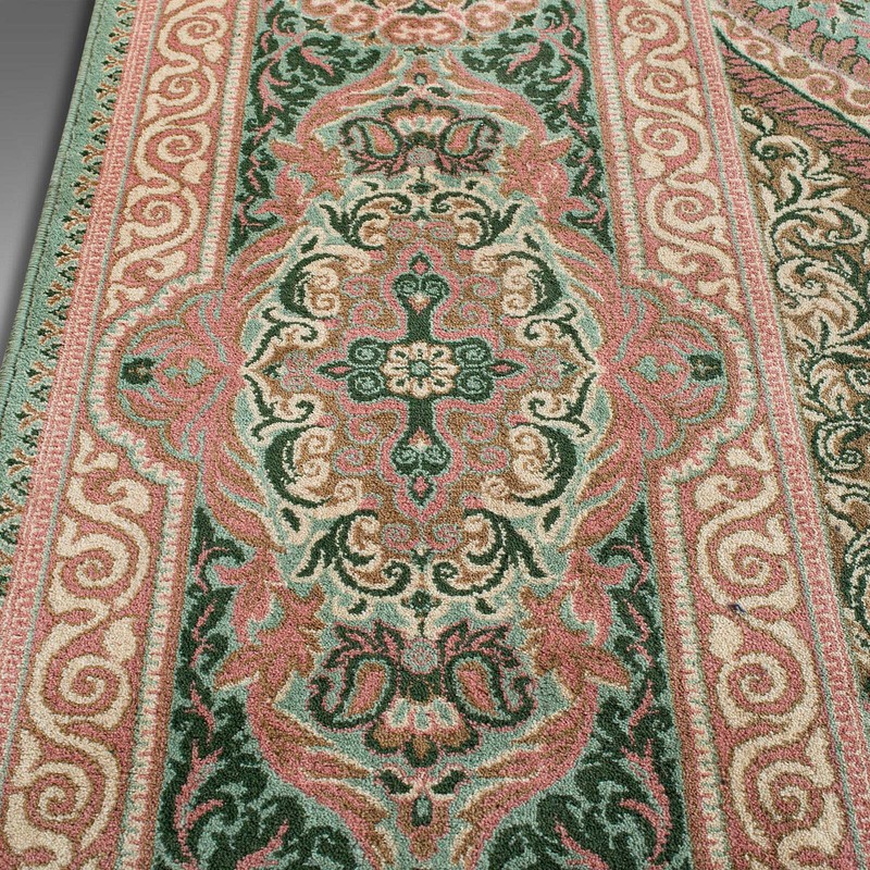 Very Large 16 Foot Vintage Keshan Rug, Room Sized, Decorative, Carpet gallery