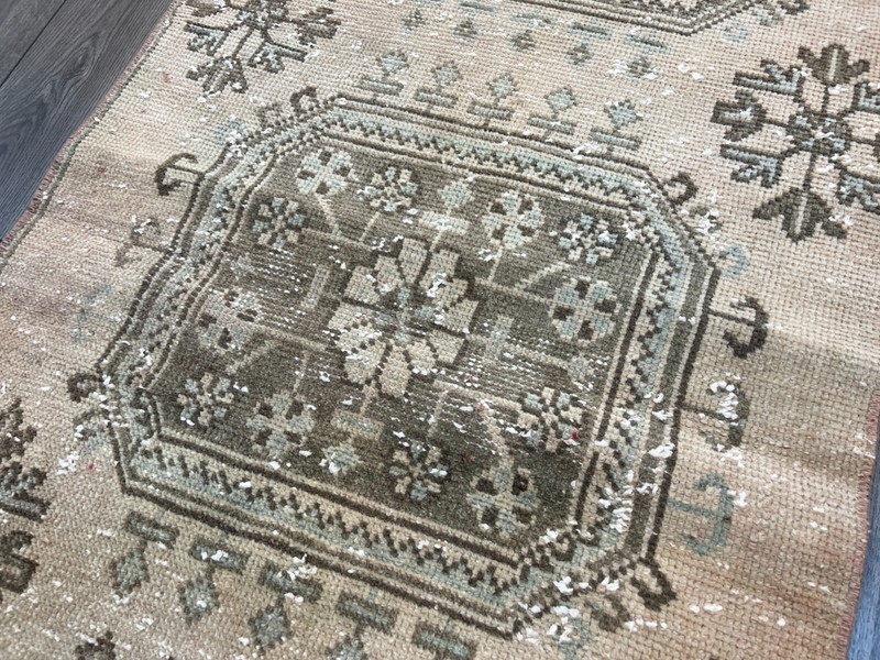 Oushak Runner Rug, Floor Runner Rug, Kitchen Runner Rug, 2.6 x 10.4 ft gallery