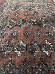 Beautiful antique hand made turkoman rug size 160x102cm