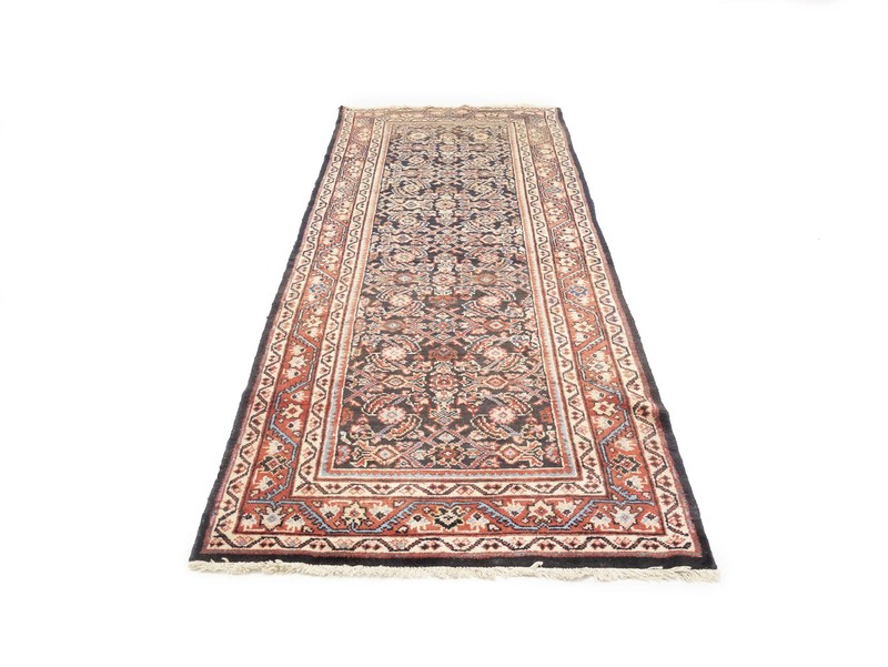 4X10 ft Hand-Knotted Allover Floral Design Oriental Runner Rug Kitchen Carpet gallery