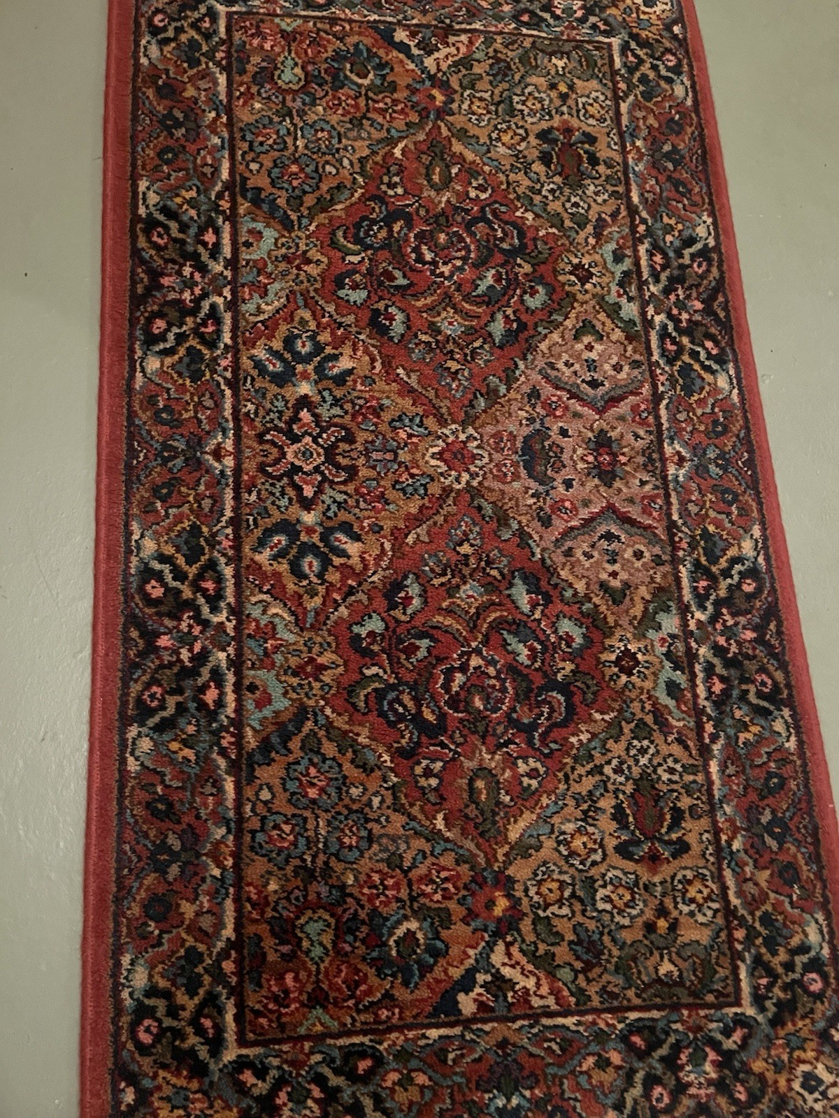 Karastan Rug 2x4 Multicolor Panel Kirman #717, Original 700 Series Rug gallery