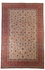 Traditional Large Area Rug 10×16 Ft Handmade Antique All-Over Vegetable Dye
