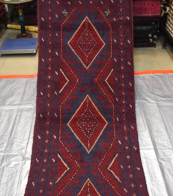 2x11 Vintage Mushwani Runner Rug Afghan Tribal Wool Persian Style Hallway Carpet gallery