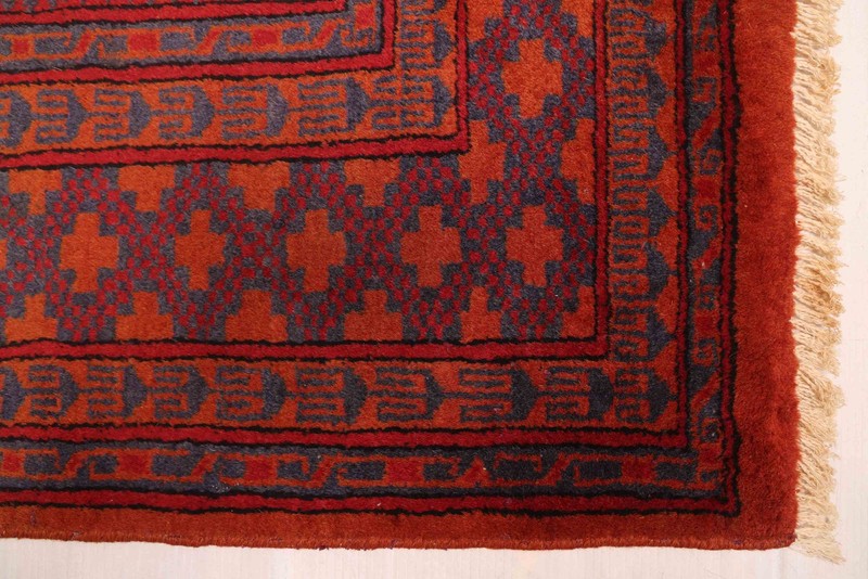 Vintage 5'1" x 6'8" Traditional Hand Knotted Vegetable Dye Wool Area Rug gallery
