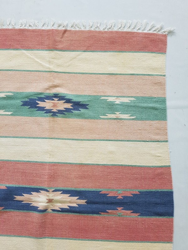 Vintage Handmade Traditional Beautiful Turkish Kilim Floor Rug Carpet 176x113 cm gallery