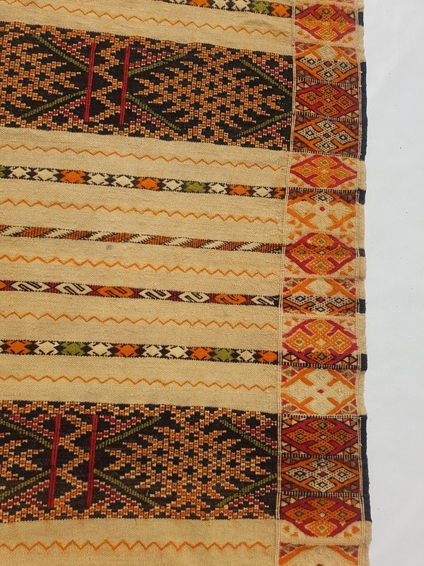Vintage Traditional Handcrafted Moroccan Kilim Rug for Home Décor 161x98 cm gallery