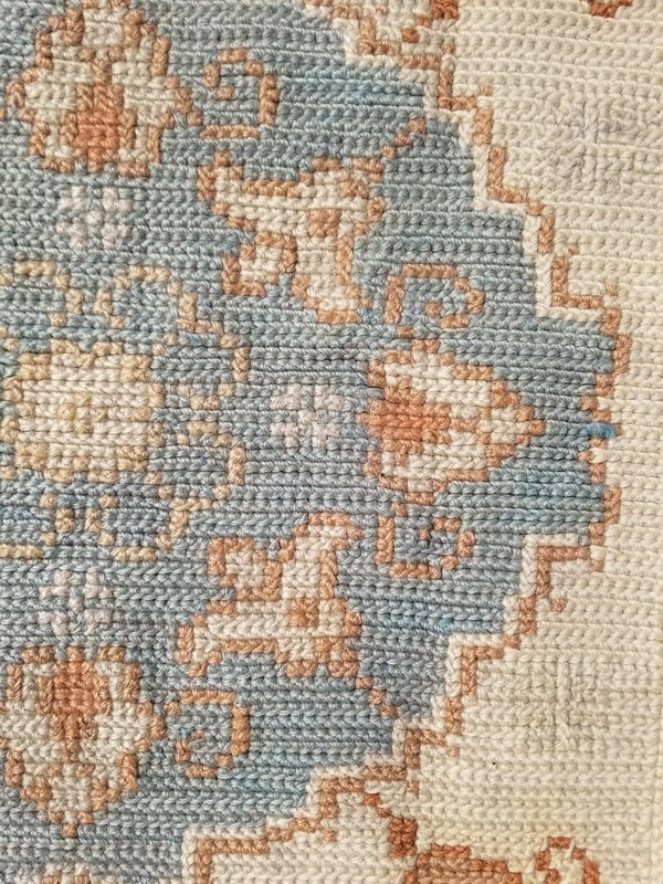 Vintage Portuguese Arraiolos Handmade Wool Multicolor Rug 3.7x1.9ft gallery