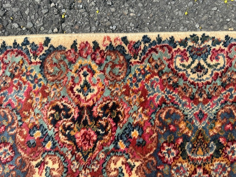 Vintage KARASTAN RUG in good condition 5' 8" by 9 feet RR5442 gallery