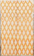 Vegetable Dye Authentic Moroccan Oriental Area Rug Hand-knotted Plush Wool 5×7