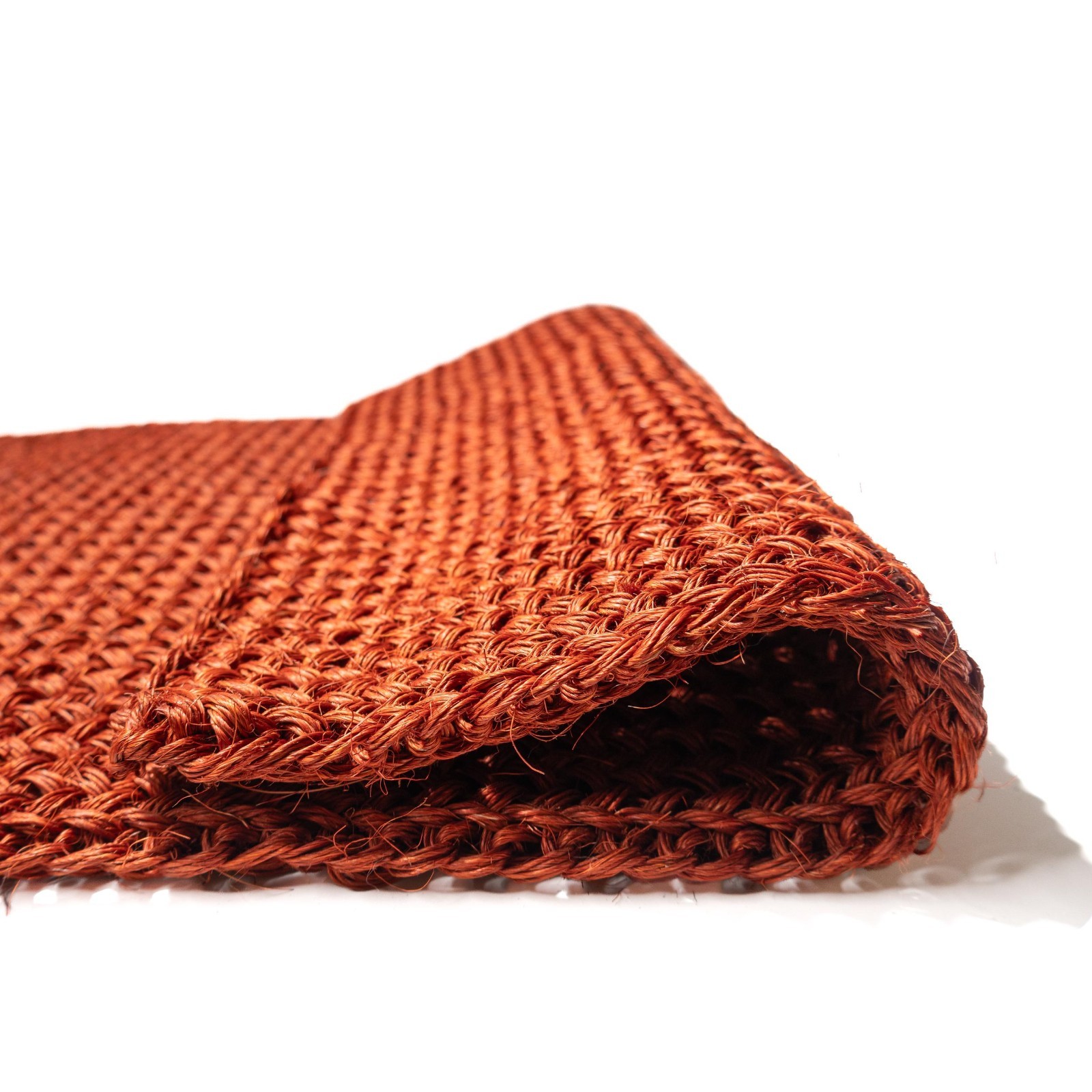Natural Palm Fiber Entryway Rug Handmade Copper Mat Free Ship US gallery