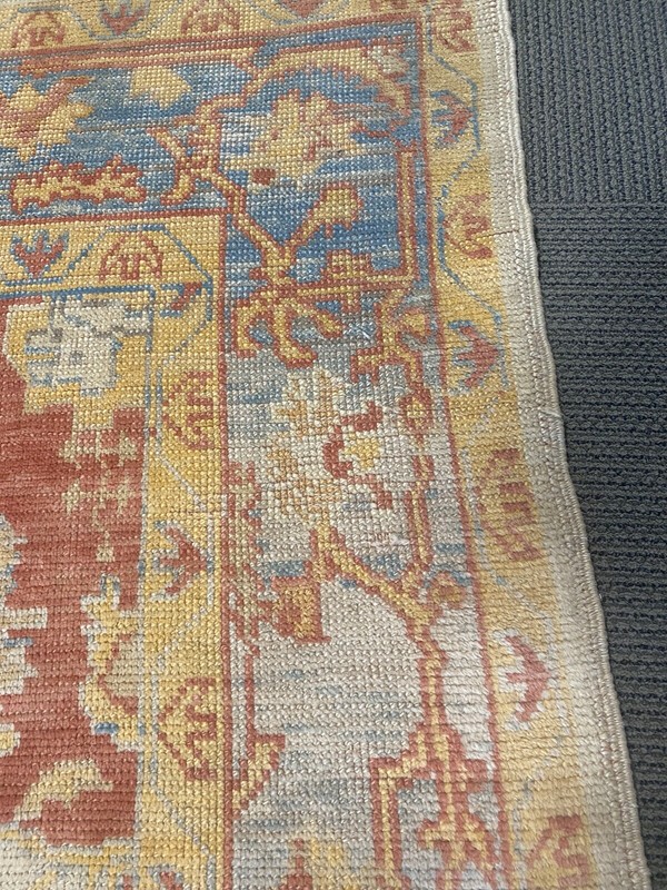 Spectacular Rare Oushak vintage Pre 1900 Area Rug Old Collective 7 X 9 Ft gallery