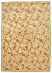 Hand knotted European Style Indian Rug