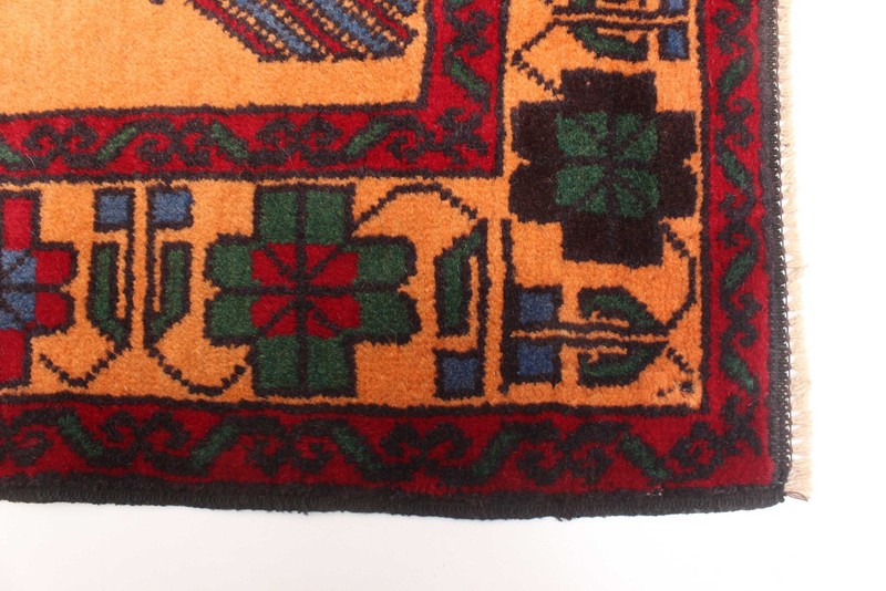 Vintage Hand-Knotted Area Rug 3'5" x 6'4" Traditional Oriental Wool Carpet gallery