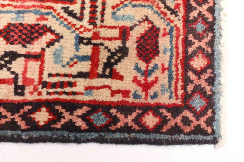 Vintage Hand-Knotted Carpet 4'4" x 6'9" Traditional Oriental Wool Area Rug gallery