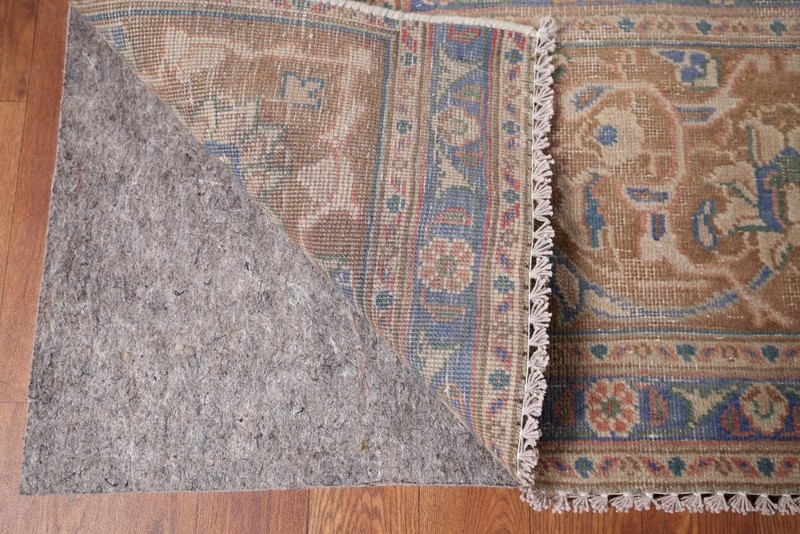 Traditional Orange Area Rug 9x12 Hand-knotted Wool Vintage Floral Carpet gallery