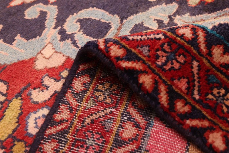 Vintage Hand-Knotted Area Rug 5'4" x 9'6" Traditional Oriental Wool Carpet gallery