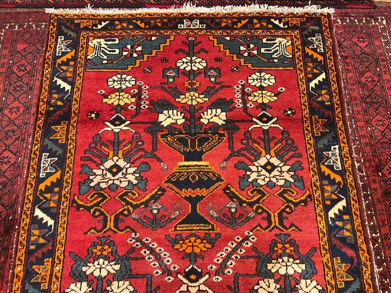 130 X 200 COLLECTORS' ITEM Antique Natural Vegetable Dye Caucasus Shirvan Carpet gallery