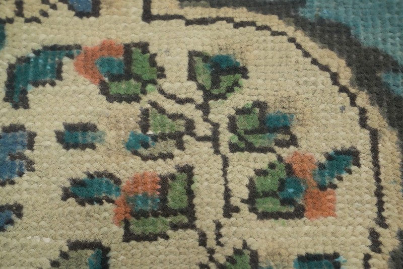 Traditional Light Blue Handmade Wool Area Rug 5x6 Ft Floral Oriental Carpet gallery