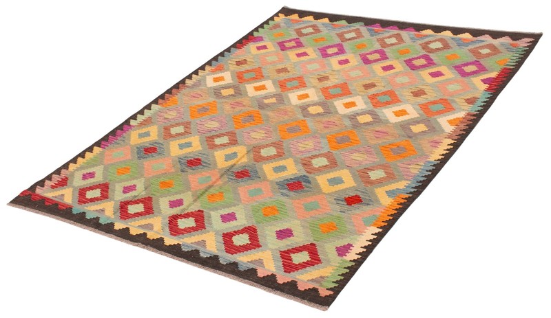 Vintage Hand Woven Area Rug 5'9" x 7'10" Traditional Wool Oriental Carpet gallery