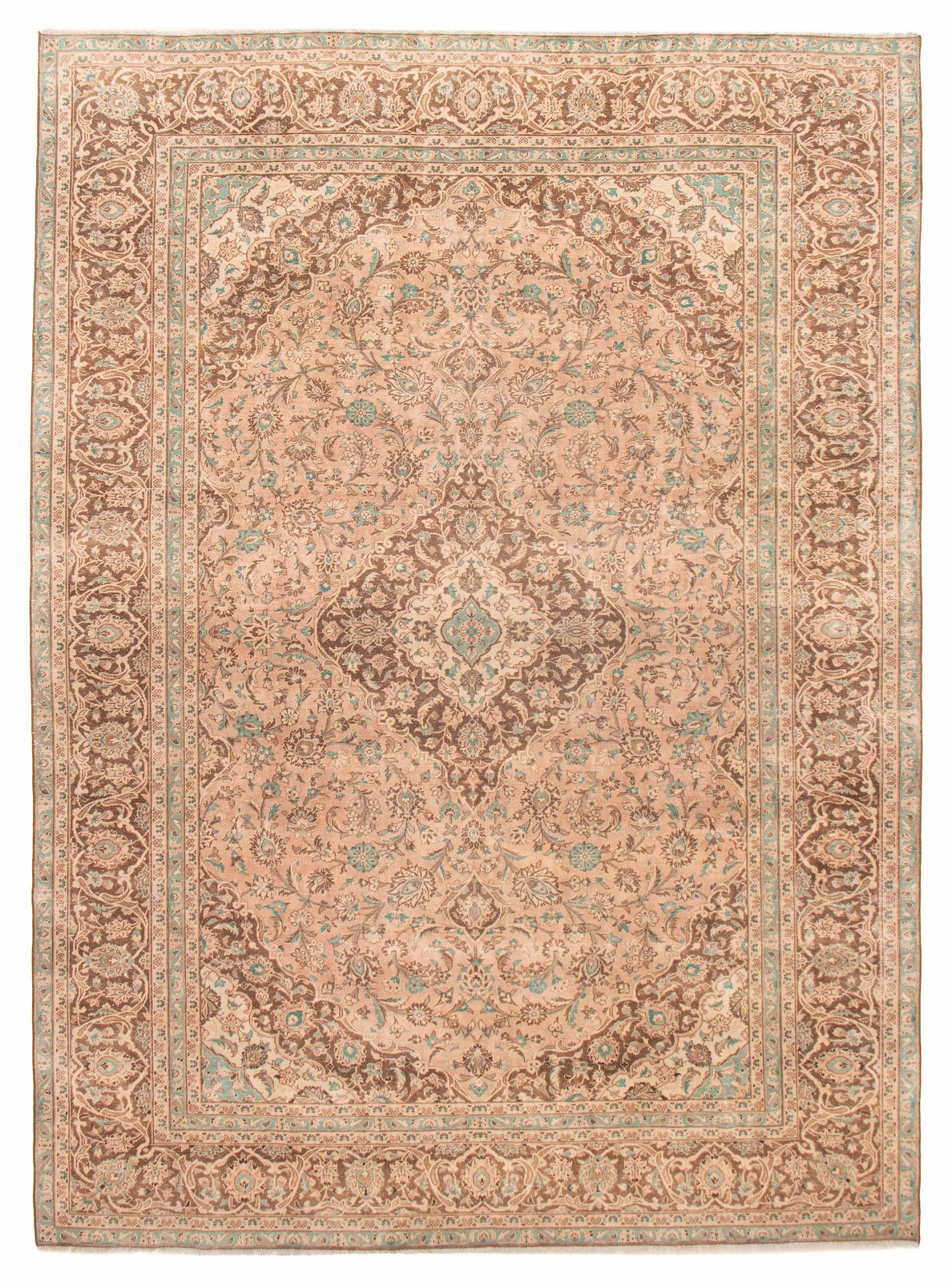 Traditional Vintage Hand-Knotted Area Rug 9'5" x 12'10" Oriental Wool Carpet gallery