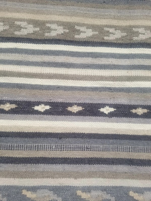 Fine Vintage Traditional Handmade Kattrup Wool Multicolor Kilim 7.9x5.5 ft gallery