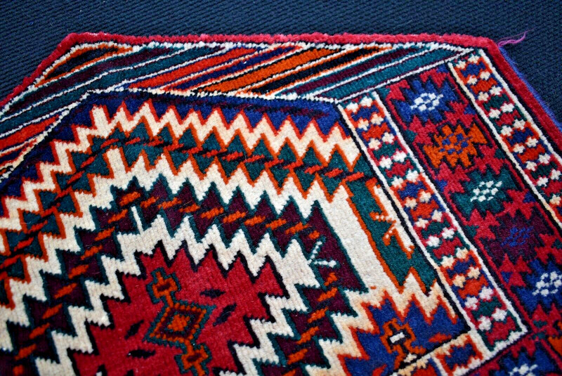 Fabulous Antique Asmalyk Rug 23'' x 15'' Rare Collector's Tribal Yomud Asmalyk gallery