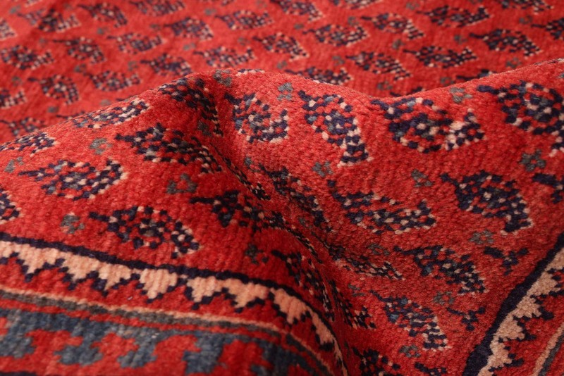 3'7" x 10'0" Vintage Hand-knotted Runner Rug Traditional Oriental Wool Carpet gallery
