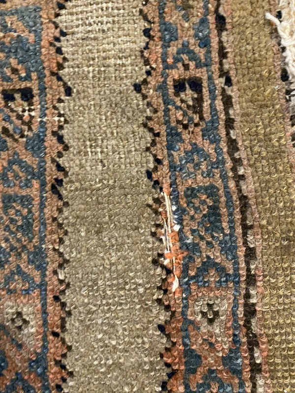 Vintage Rug 3' 8 x 6' 11 Dusty Rose Hand Knotted Oriental Rug gallery