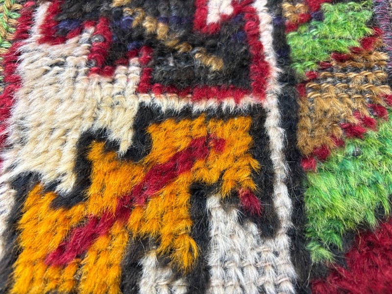 3x9 One of a Kind Hand-Knotted Wool Vintage Turkish Hallway Runner, 2.6x8.7 ft gallery