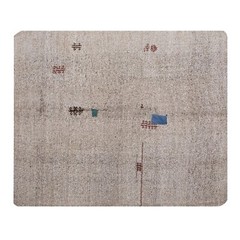 Goat Hair Solid Kilim Rug,Vintage Minimal Kilim,Turkish Kilim, 6’11 x 8’7 ft