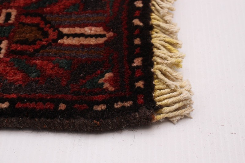 3'6" x 9'4" Vintage Hand-knotted Runner Rug Traditional Oriental Wool Carpet gallery