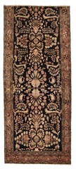 Vintage 3’8″ x 8’9″ Traditional Hand Knotted Vegetable Dye Wool Area Rug