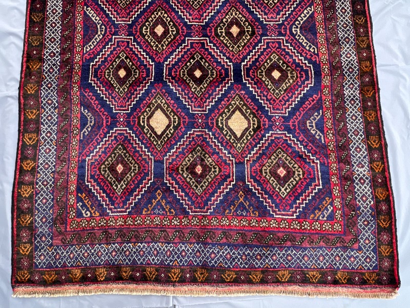 150 X 300 cm Vintage Natural Vegetable Dye Nomad Maldari Belouch Jamshiri Carpet gallery