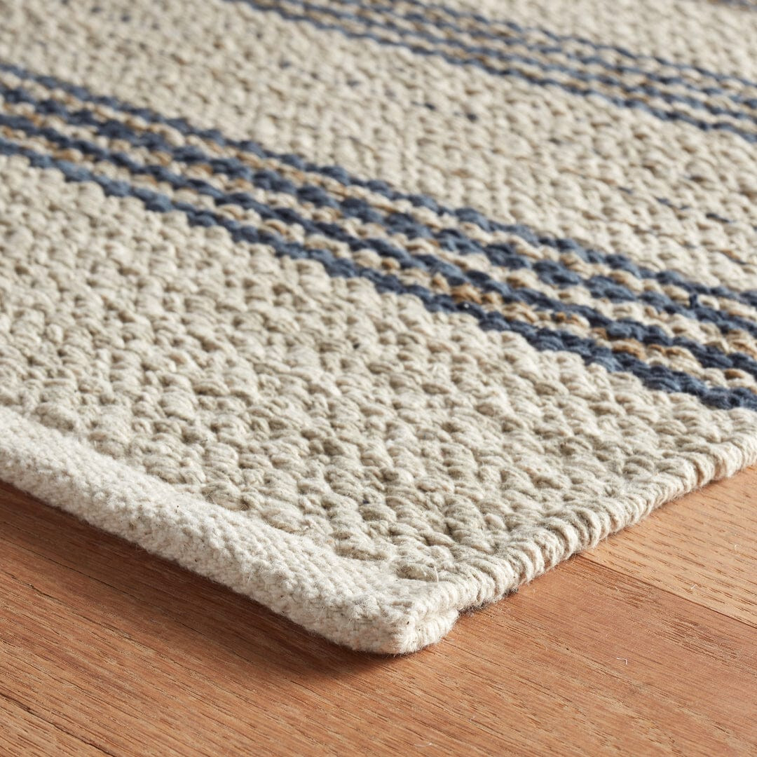 HandWoven Wool Rug Dhurrie, Hand Braided Rug, Handwoven Indoor/Outdoor Rug gallery