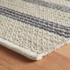 HandWoven Wool Rug Dhurrie, Hand Braided Rug, Handwoven Indoor/Outdoor Rug