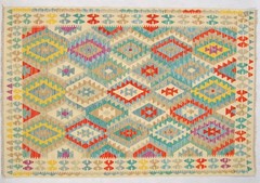 Kilim Kaudani Lana Hand Made In Afganistan 221×157 CM (Galleriafarah1970)