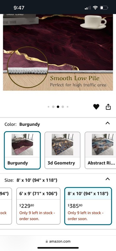 Modern Luxury Burgundy Rugs gallery