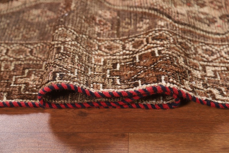 Antique Rug 5x6 ft.Pre-1900 Qashqai Geometric Oriental Handmade Home Décor Rug gallery