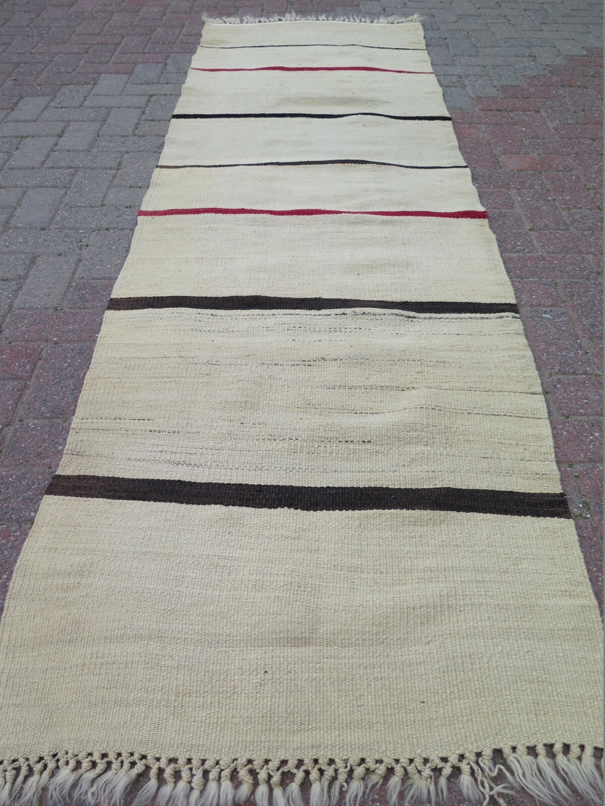Aisle Long Rug, Vintage Turkish Kilim Runner, Carpet Runner Hallway Rug 32"x105" gallery